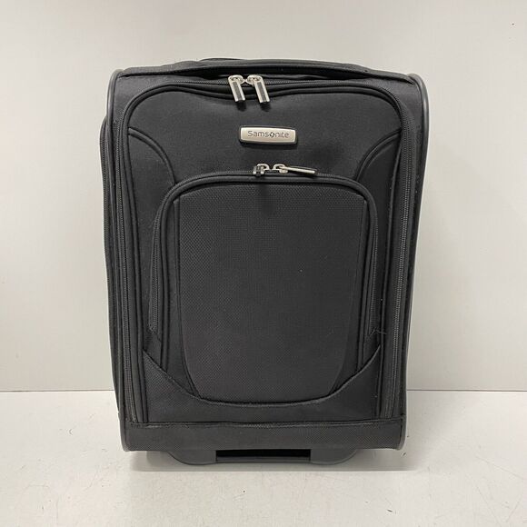 Samsonite Hyperspin 3 Softside Underseat Carry-on Wheeled Roller Bag Luggage - Picture 1 of 14